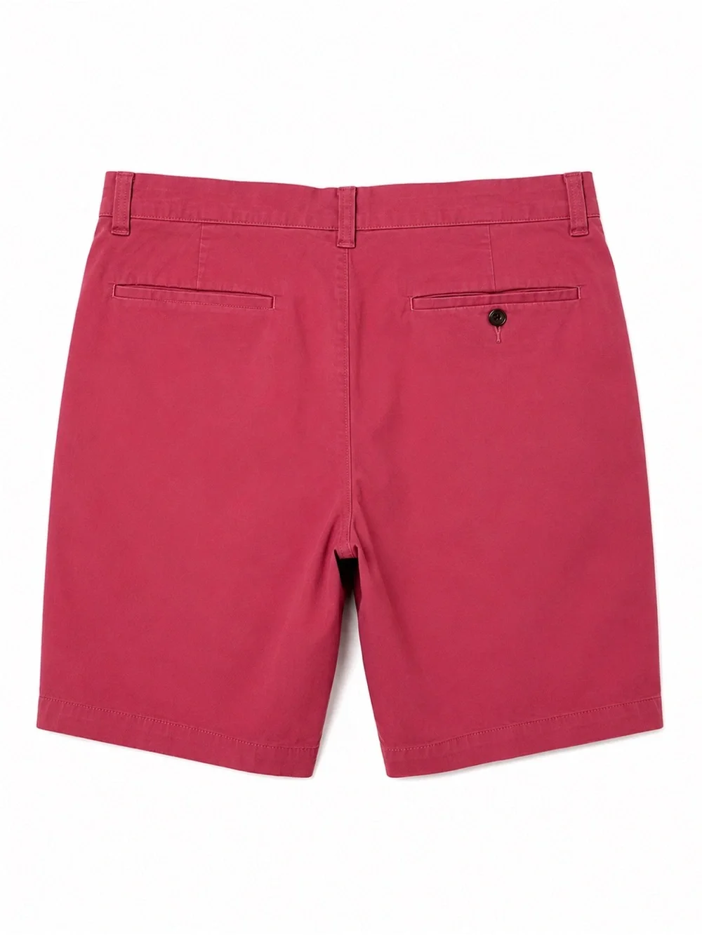 J. Crew Men's Pink-Red Flat Front Chino Shorts Waist 35
